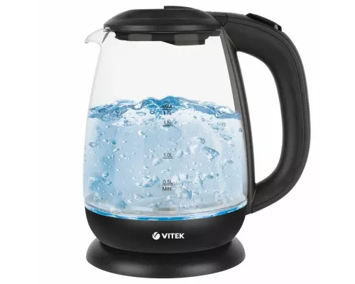 Чайник Vitek VT-7058 (MC) черный/стекло