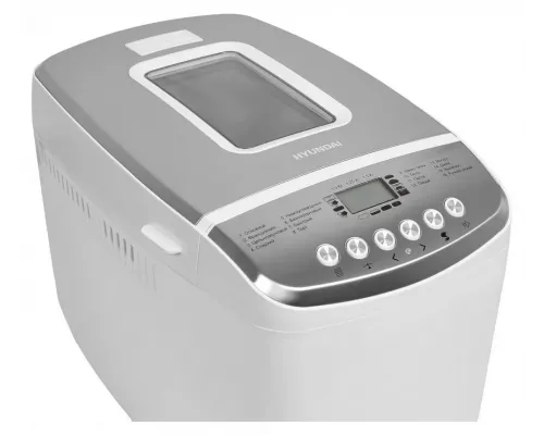 Хлебопечь Hyundai HYBM-M0815 белый/серебристый