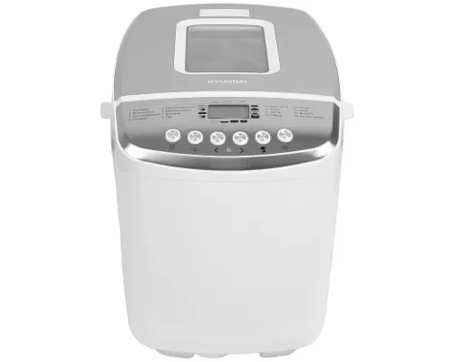 Хлебопечь Hyundai HYBM-M0815 белый/серебристый