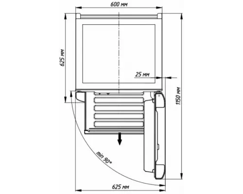 Холодильник Бирюса M6049 металлик