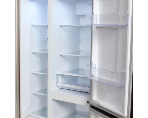 Холодильник Hyundai CS6073FV шампань/стекло