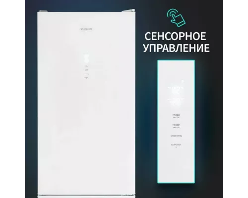 Холодильник Nordfrost RFC 390D NFGW белое матовое стекло