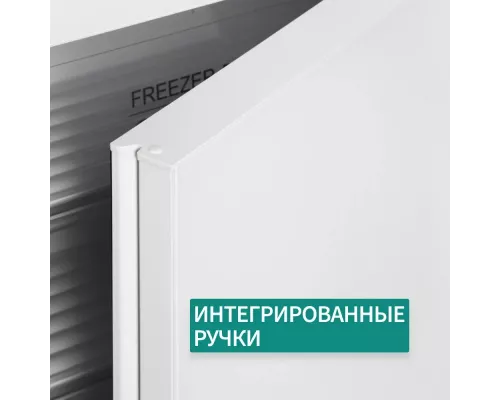 Холодильник Nordfrost RFC 390D NFGW белое матовое стекло