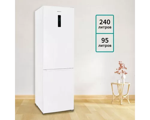 Холодильник Nordfrost RFC 390D NFW белый