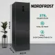 Холодильник Nordfrost RFC 390D NFXd темная нержавеющая сталь
