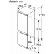 Встраиваемый холодильник Bosch KIN86VFE0