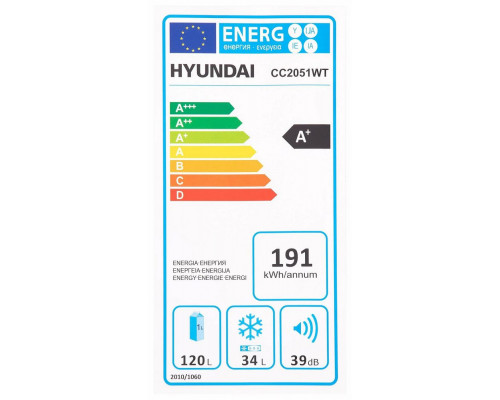 Холодильник Hyundai CC2051WT белый Холодильник Hyundai CC2051WT белый
