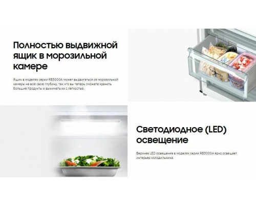 Холодильник Samsung RB30A32N0SA серый Холодильник Samsung RB30A32N0SA серый