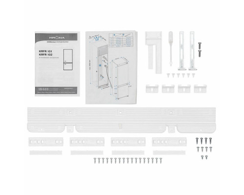 Встраиваемый холодильник Krona BRISTEN FNF белый