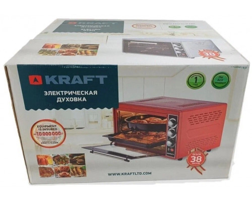 Мини-печь KRAFT KF-MO 3800 BL черный