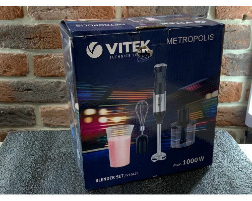 Блендер Vitek VT-3425 черный/серебристый Блендер Vitek VT-3425 черный/серебристый