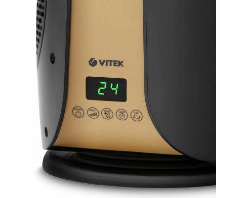 Вентилятор Vitek VT-2075 черный/золотистый