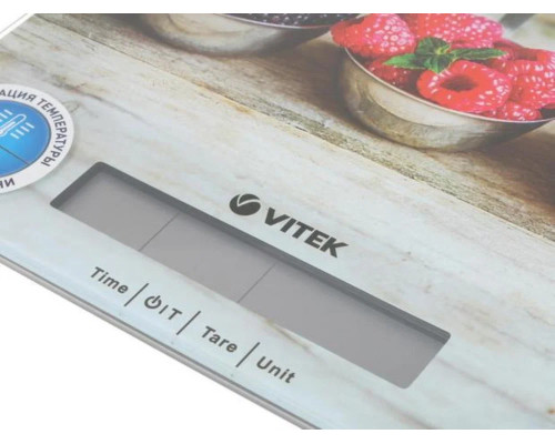 Кухонные весы Vitek VT-2429 бежевый/рисунок