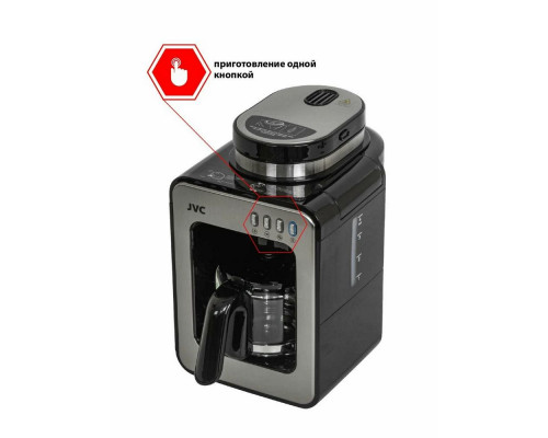 Кофеварка JVC JK-CF36 черный/серебристый Кофеварка JVC JK-CF36 черный/серебристый