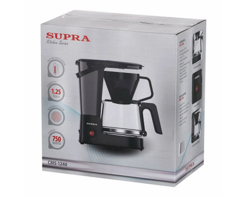 Кофеварка Supra CMS-1240 черный