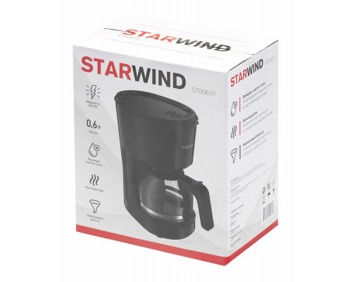 Кофеварка Starwind STD0610 черный