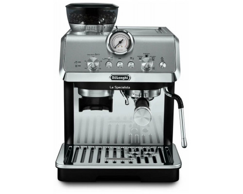 Кофеварка DeLonghi EC9155.MB серебристый/черный