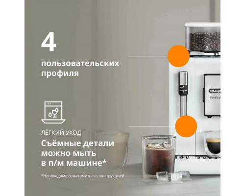 Кофемашина DeLonghi EXAM440.35.W белый