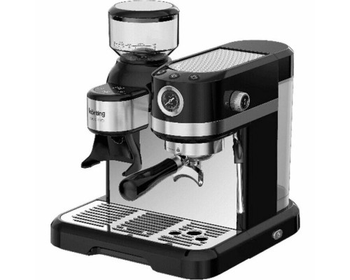 Кофемашина Korting KCM 1015 N Ottimo черный/серебристый