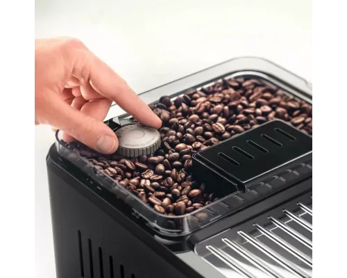 Кофемашина DeLonghi ECAM450.55.S серебристый/черный