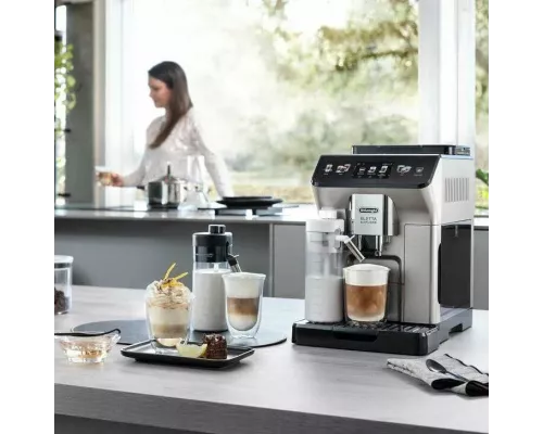 Кофемашина DeLonghi ECAM450.55.S серебристый/черный