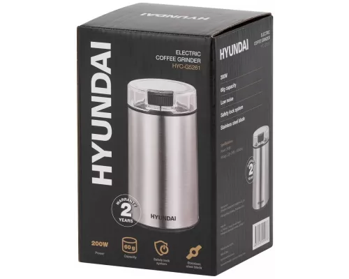 Кофемолка Hyundai HYC-G5261 серебристый