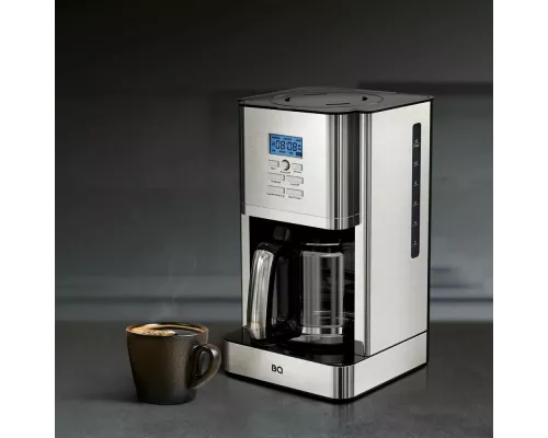 Кофеварка BQ CM1004 серебристый/черный
