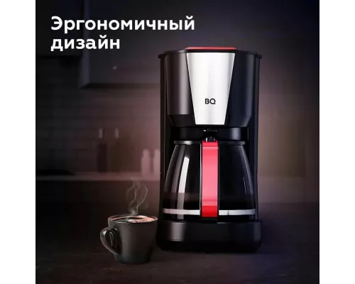 Кофеварка BQ CM1008 черный/красный