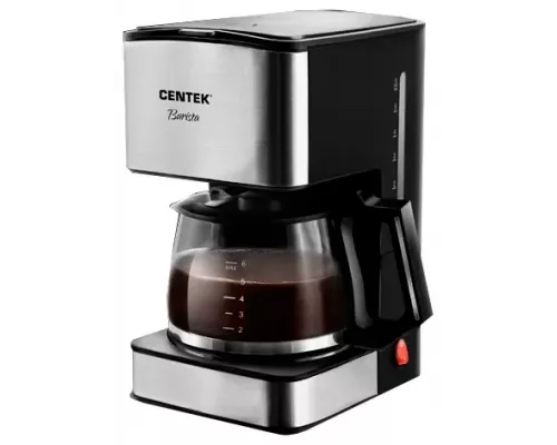 Кофеварка Centek CT-1144 серебристый/черный