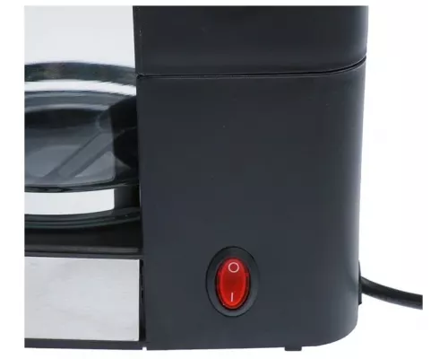 Кофеварка Centek CT-1144 серебристый/черный