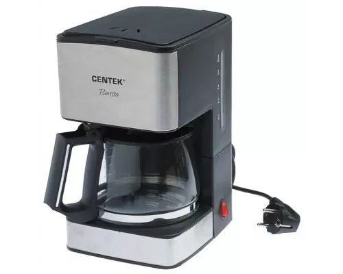Кофеварка Centek CT-1144 серебристый/черный
