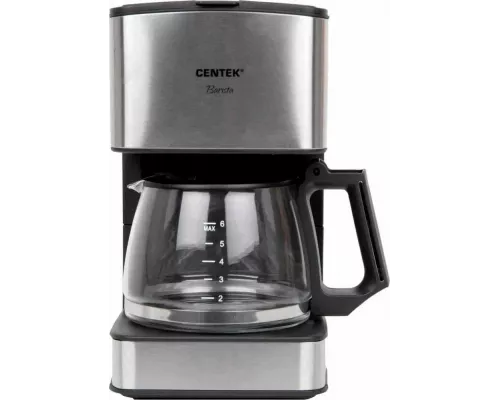 Кофеварка Centek CT-1144 серебристый/черный