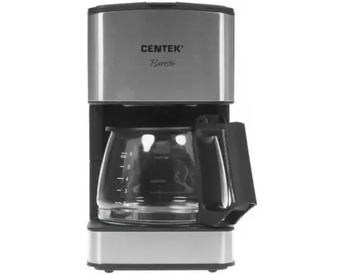 Кофеварка Centek CT-1144 серебристый/черный