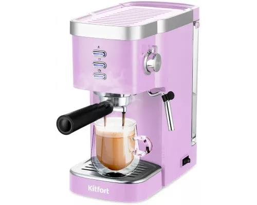 Кофеварка Kitfort КТ-7114-3 лавандовый