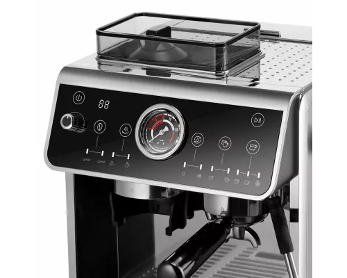 Кофеварка Kitfort КТ-7321 нержавеющая сталь/черный