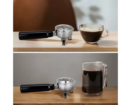 Кофеварка Kitfort КТ-7321 нержавеющая сталь/черный