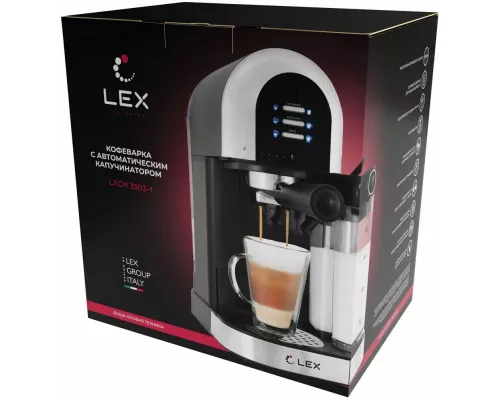 Кофеварка LEX LXCM 3503-1 черный