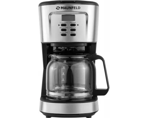 Кофеварка Maunfeld MF-722S серебристый/черный