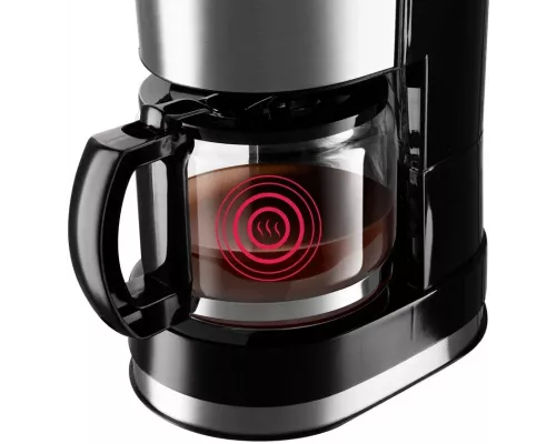 Кофеварка Redmond RCM-M1507 черный/серебристый