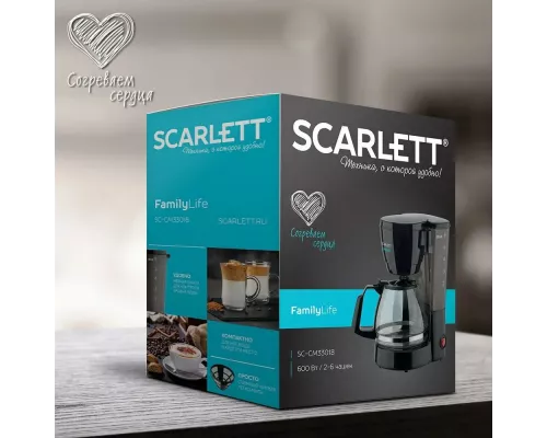 Кофеварка Scarlett SC-CM33018 черный
