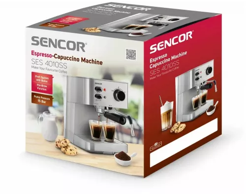 Кофеварка Sencor SES 4010SS серый