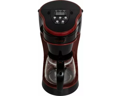 Кофеварка Supra CMS-0655 черный/красный