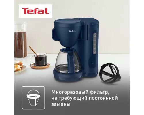 Кофеварка Tefal CM2M1410 синий