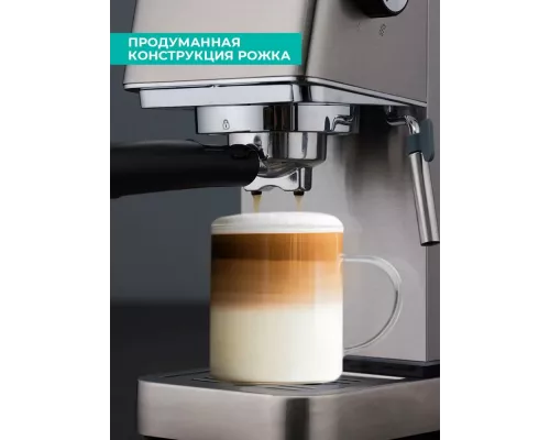 Кофеварка Timberk T-CM33040 серебристый