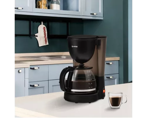 Кофеварка Vitek VT-1500 (MC) чёрный