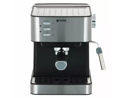 Кофеварка Vitek VT-1504 серебристый/черный