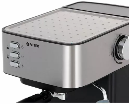 Кофеварка Vitek VT-1504 серебристый/черный
