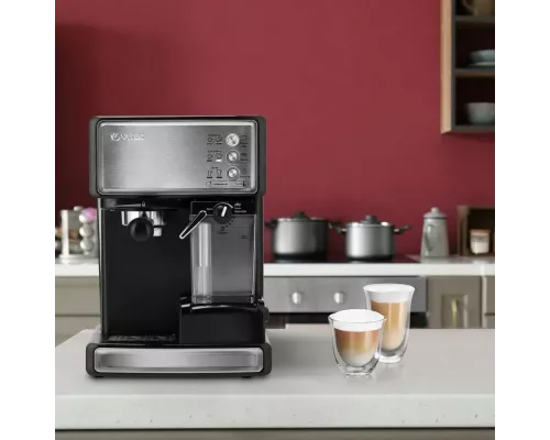 Кофеварка Vitek VT-1514 (BK) нержавеющая сталь/черный