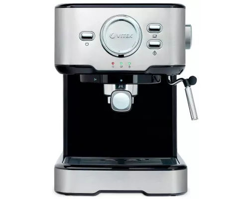 Кофеварка Vitek VT-1520 серебристый/черный