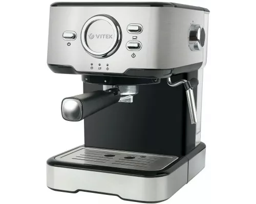 Кофеварка Vitek VT-1520 серебристый/черный